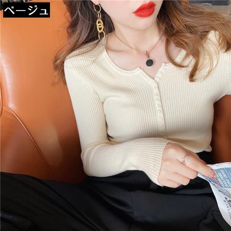 ニット セーター 長袖 | PlusNao | 詳細画像9 