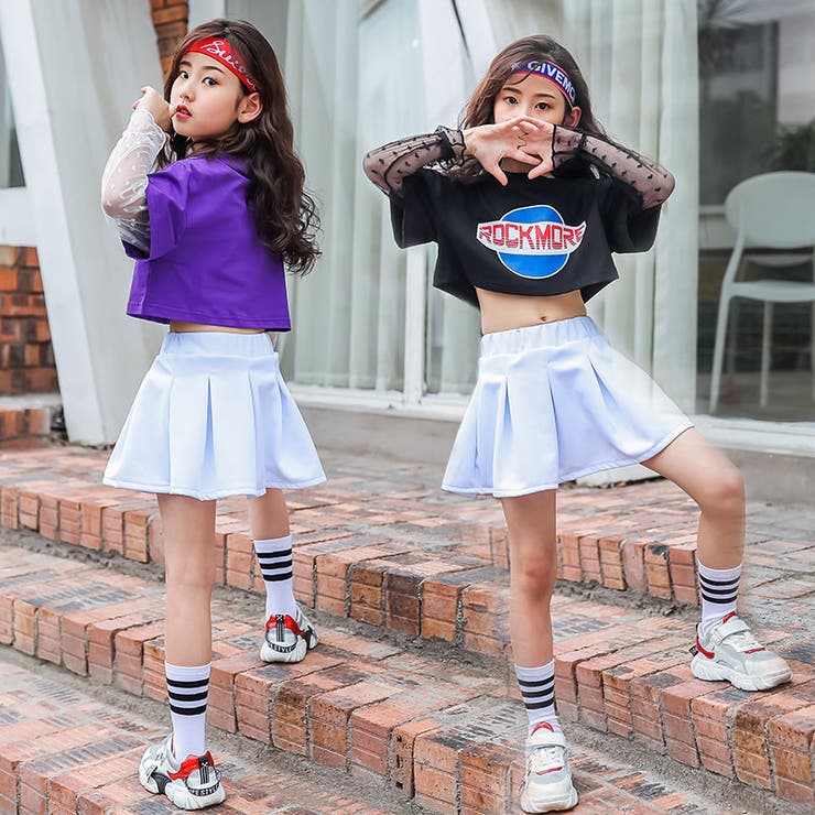 ショート丈トップス キッズ