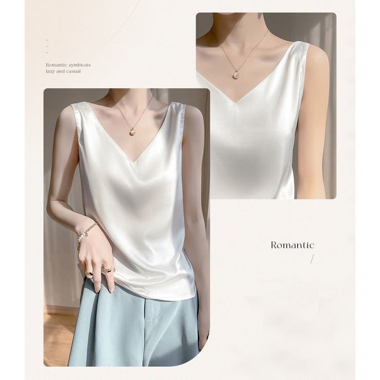 タンクトップ 女性 大きいサイズ | PlusNao | 詳細画像2 