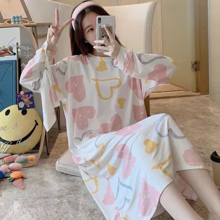 ルームウェア ワンピース 長袖 | PlusNao | 詳細画像8 