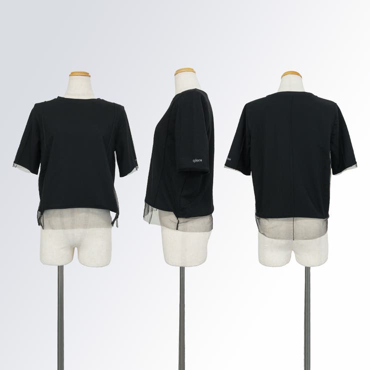 低身長さん向け 【チュールデザインTシャツ】 低身長 | PlusNao | 詳細画像13 