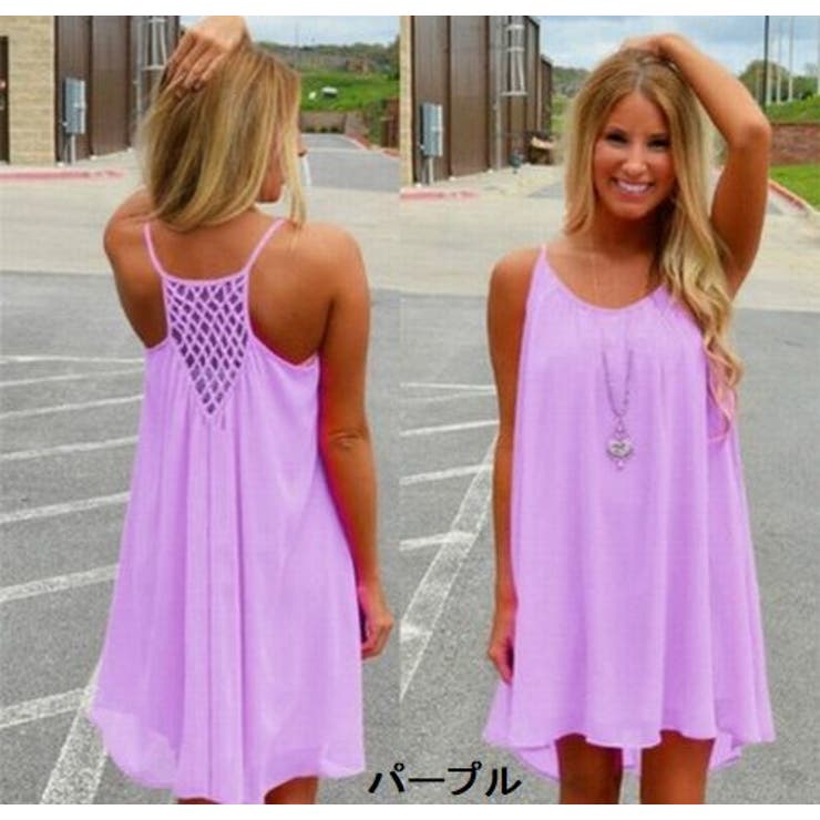 キャミソールワンピース キャミワンピ レディース | PlusNao | 詳細画像2 
