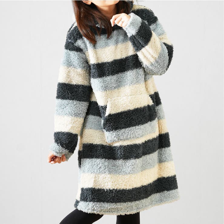 ルームウェア プードルシャギー パーカーワンピース | PlusNao | 詳細画像9 