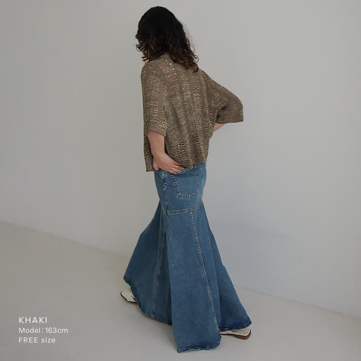 【ミックスカラーニットシャツ】 レディース サマーニット | PlusNao | 詳細画像10 