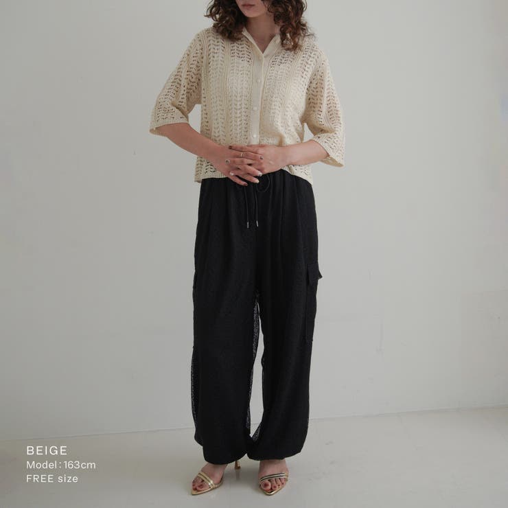 【ミックスカラーニットシャツ】 レディース サマーニット | PlusNao | 詳細画像2 