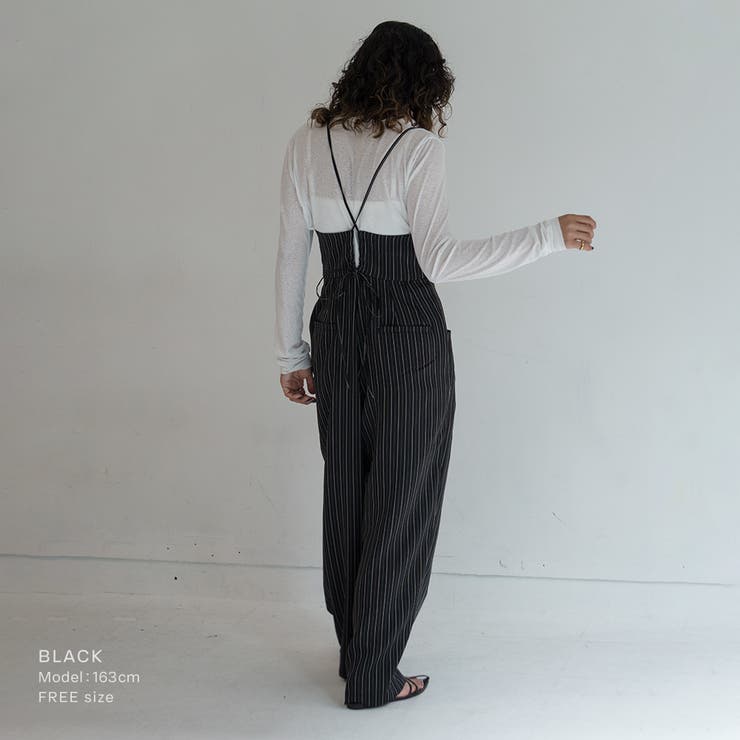 【ストライプキャミオールインワン】 レディース キャミソール | PlusNao | 詳細画像12 