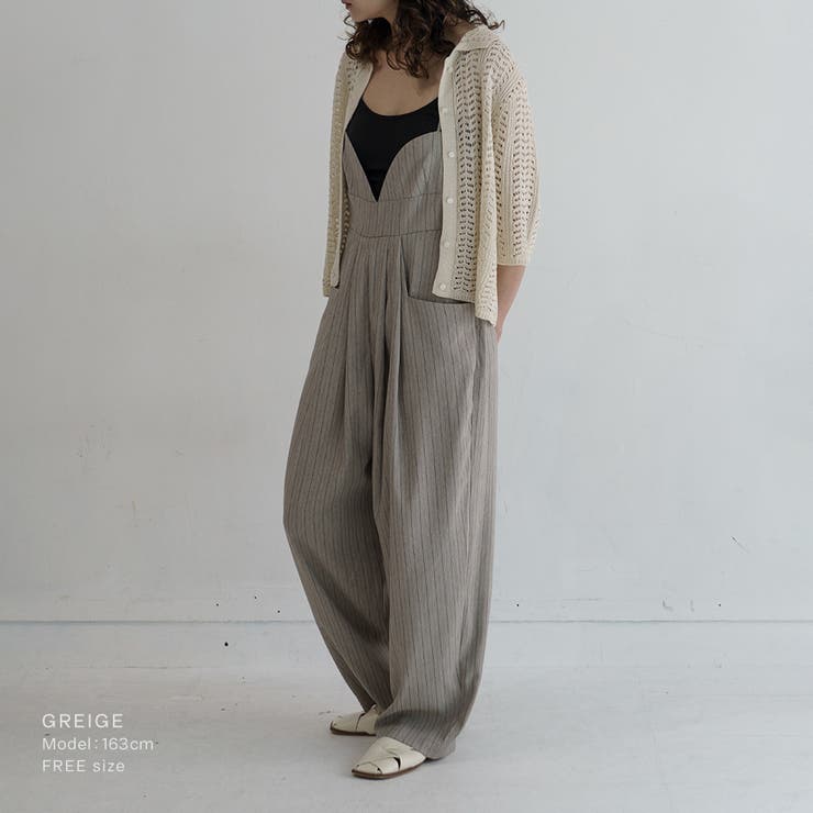 【ストライプキャミオールインワン】 レディース キャミソール | PlusNao | 詳細画像7 