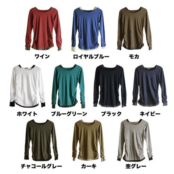 長袖カットソー ロングTシャツ レディース | PlusNao | 詳細画像10 
