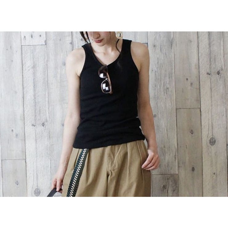 タンクトップ ワッフル生地 レディース | PlusNao | 詳細画像13 