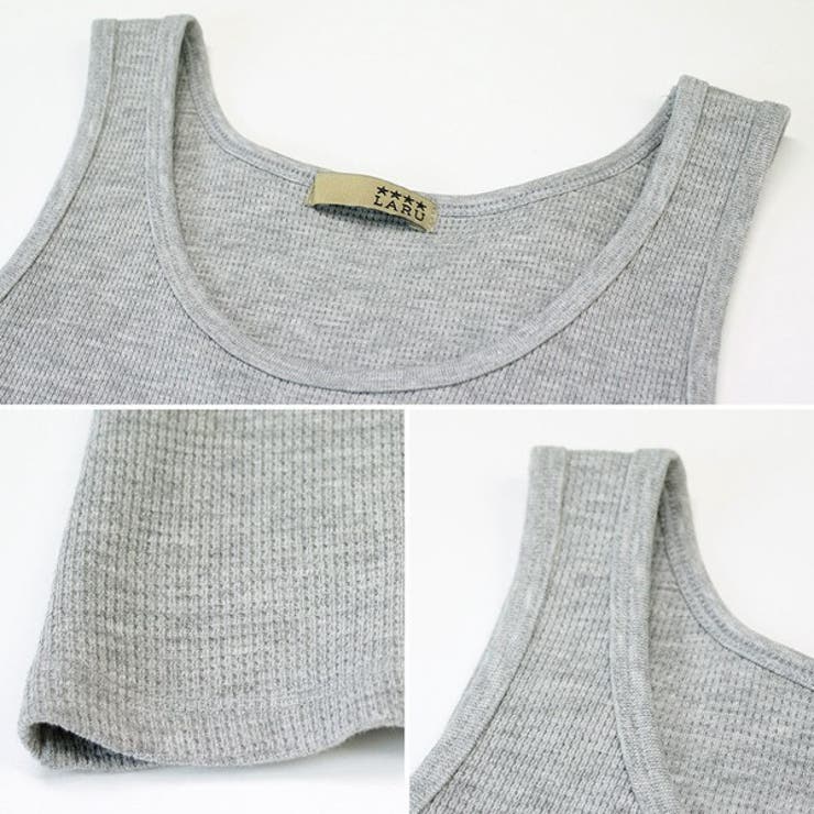 タンクトップ ワッフル生地 レディース | PlusNao | 詳細画像17 