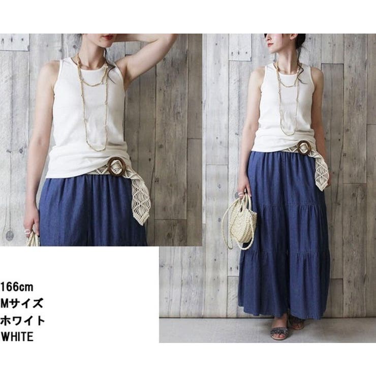 タンクトップ ワッフル生地 レディース | PlusNao | 詳細画像2 