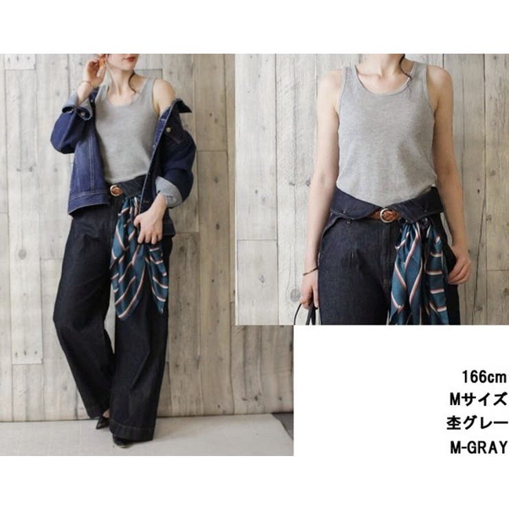 タンクトップ ワッフル生地 レディース | PlusNao | 詳細画像3 