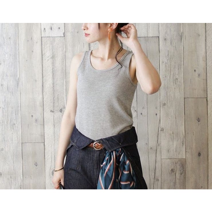 タンクトップ ワッフル生地 レディース | PlusNao | 詳細画像9 