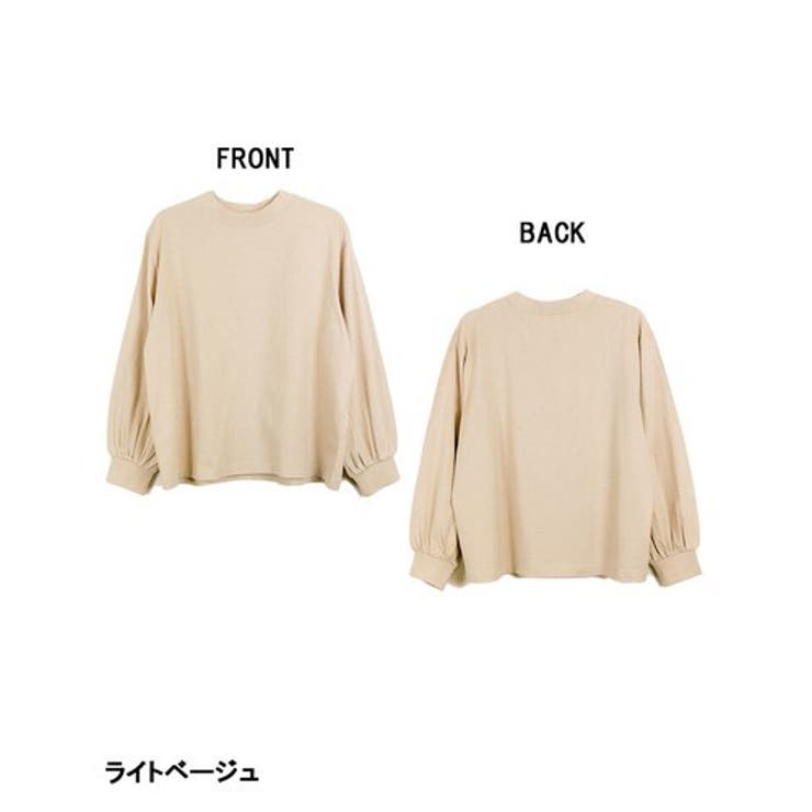 長袖カットソー ロングTシャツ レディース[品番：FQ000205998
