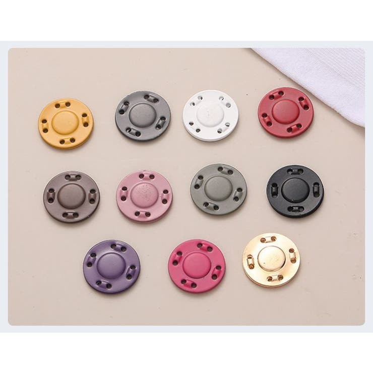 マグネットホック マグネットボタン 1組 | PlusNao | 詳細画像5 