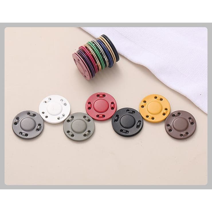 マグネットホック マグネットボタン 1組 | PlusNao | 詳細画像6 