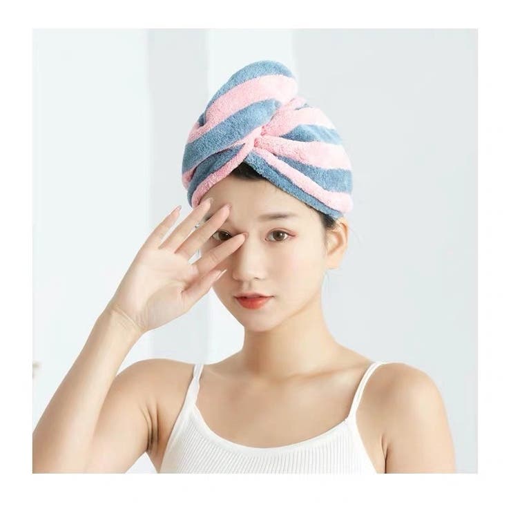 ヘアドライタオル タオルキャップ バス用品 | PlusNao | 詳細画像3 