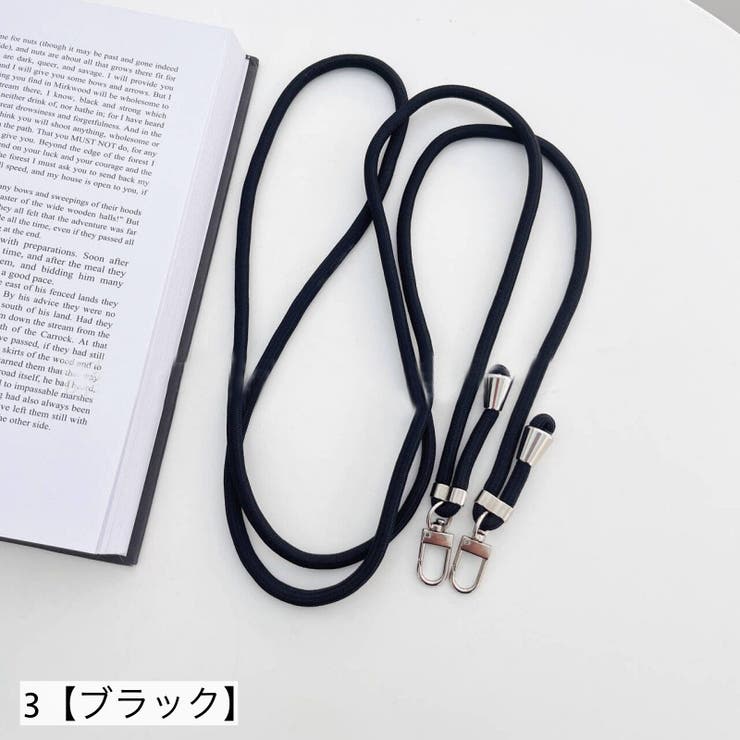 【新品】beautiful people ブラック phone ストラップ OUNCE COLORS ロングストラップ | 360°回転 ステンレス - .OUNCE
