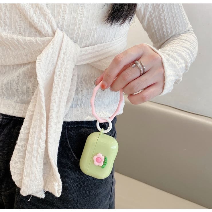 イヤホンケースカバー ストラップ付き AirPods[品番：FQ000163850