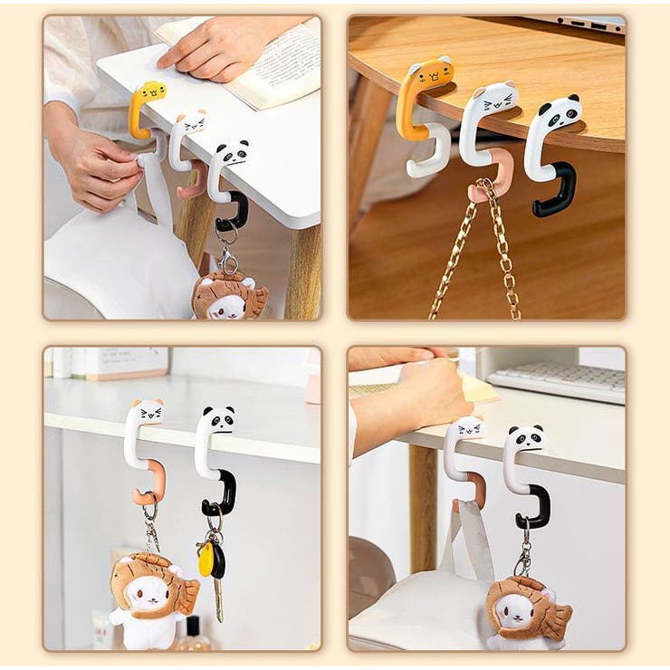 バッグハンガー 折りたたみ バッグフック | PlusNao | 詳細画像4 