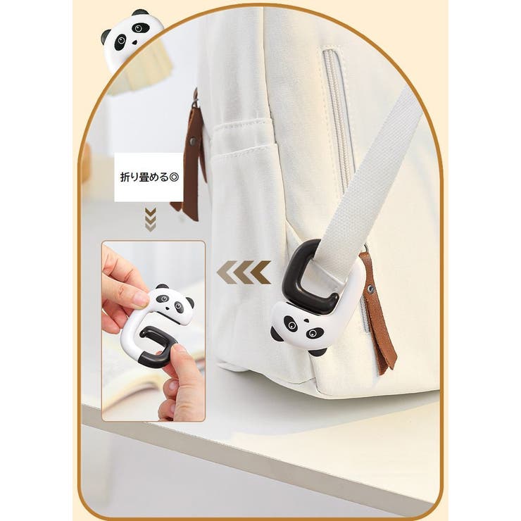 バッグハンガー 折りたたみ バッグフック | PlusNao | 詳細画像5 