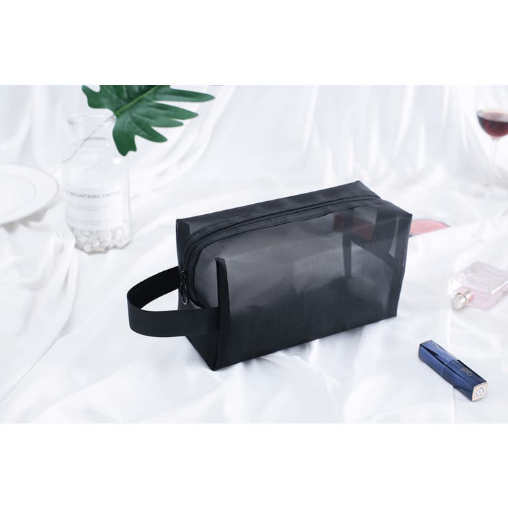 コスメポーチ 化粧ポーチ メッシュポーチ | PlusNao | 詳細画像11 