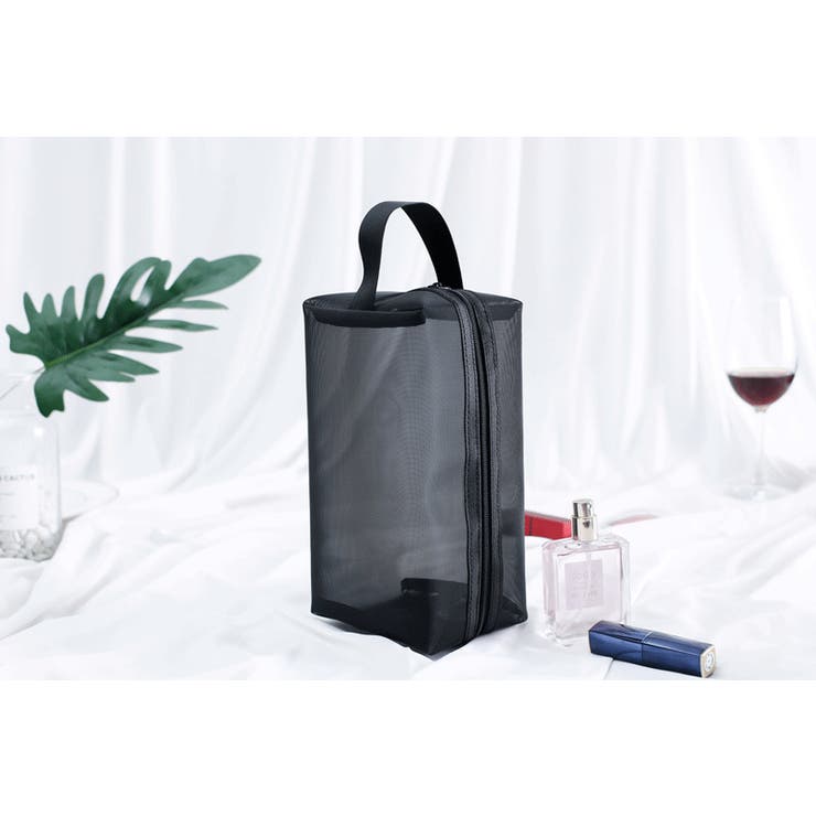 コスメポーチ 化粧ポーチ メッシュポーチ | PlusNao | 詳細画像13 