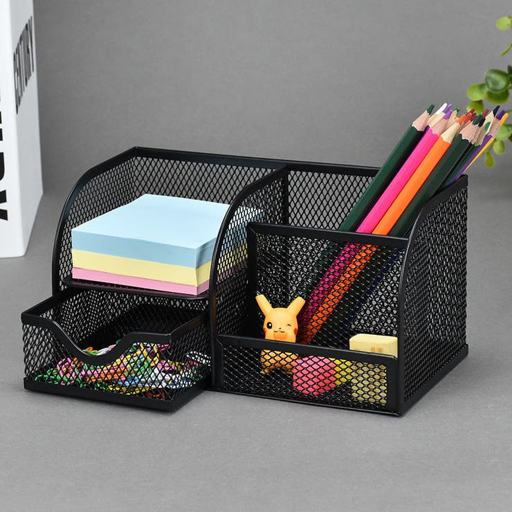 デスクオーガナイザー ペン立て 金属 | PlusNao | 詳細画像3 