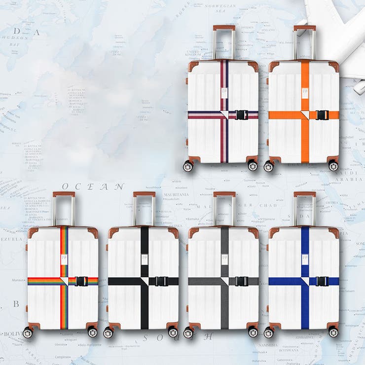 スーツケースベルト キャリーケースベルト ネームタグ付き | PlusNao | 詳細画像3 