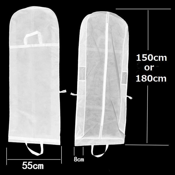 ドレス収納カバー 収納バッグ ドレスカバー | PlusNao | 詳細画像14 