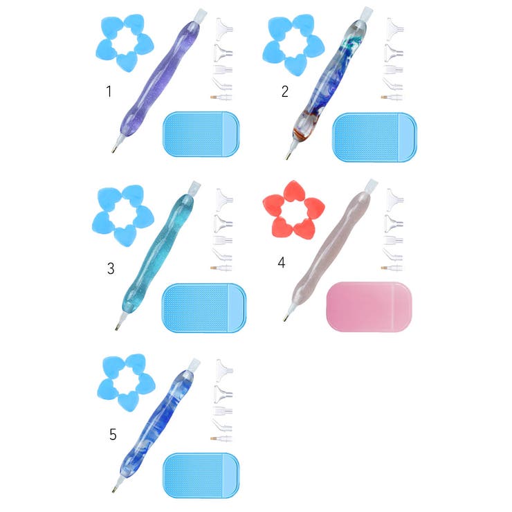 ダイヤモンドアートペンセット 12点セット 工作ペン[品番：FQ000195619