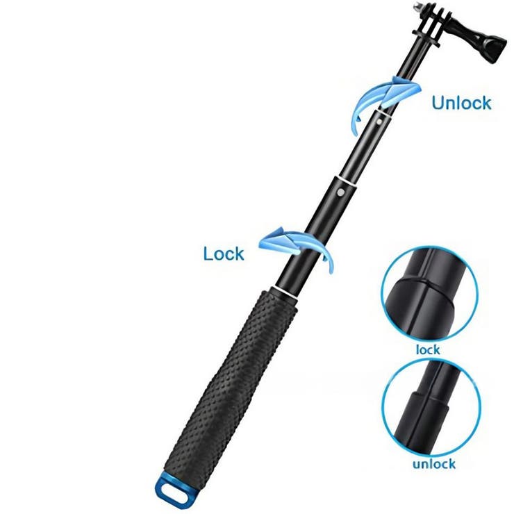 自撮り棒 Gopro用 伸縮式[品番：FQ000150057]｜PlusNao（プラスナオ