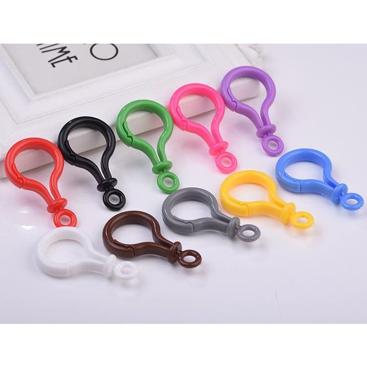 プラスチックナスカン 4個セット キーホルダーパーツ | PlusNao | 詳細画像3