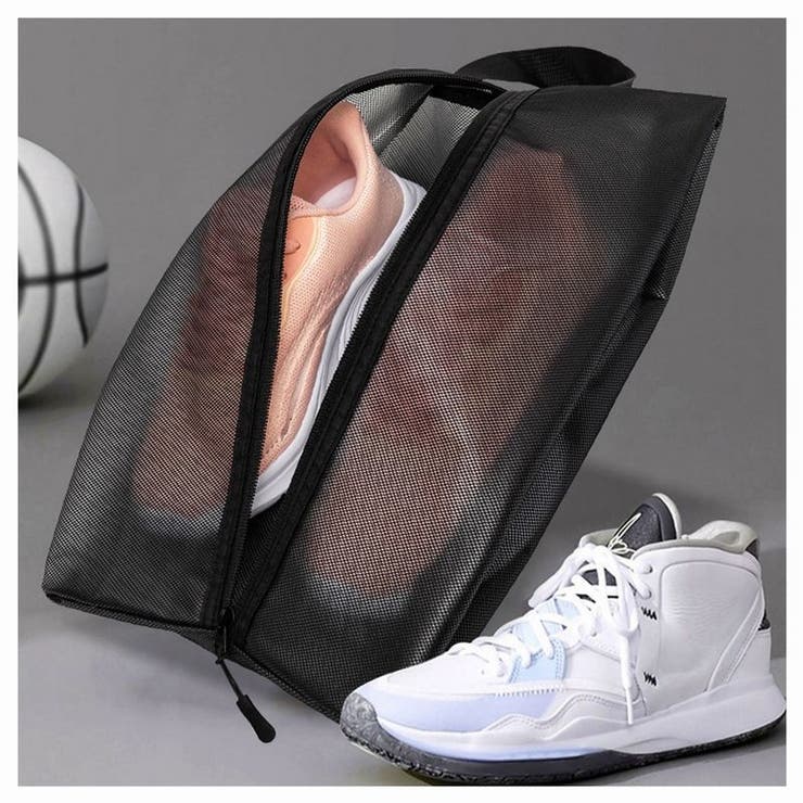 シューズバッグ メッシュ シューズケース | PlusNao | 詳細画像3 