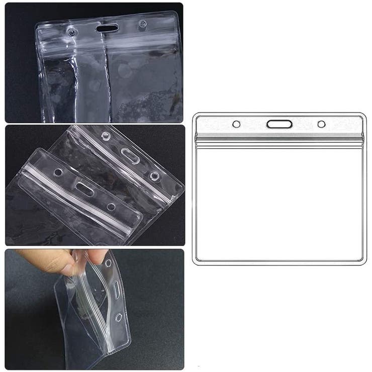 パスケース IDカードホルダー リールキーホルダー付き | PlusNao | 詳細画像5 