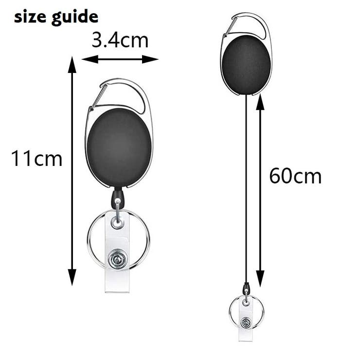 パスケース IDカードホルダー リールキーホルダー付き | PlusNao | 詳細画像8 