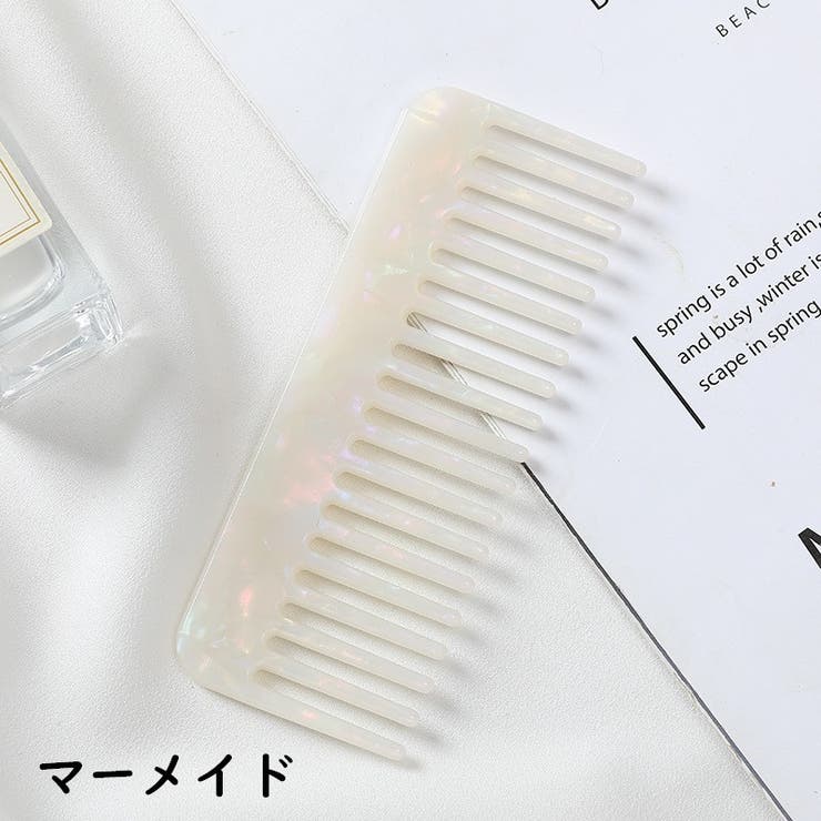 ヘアコーム ヘアブラシ べっこう風コーム | PlusNao | 詳細画像3 