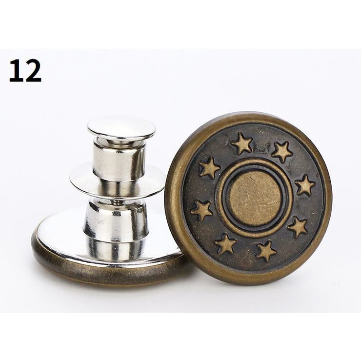 デニムボタン タックボタン 金属製 | PlusNao | 詳細画像9 