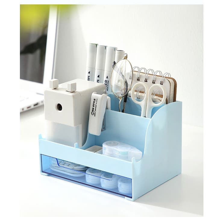 卓上収納ボックス デスクオーガナイザー 収納ケース[品番：FQ000194954