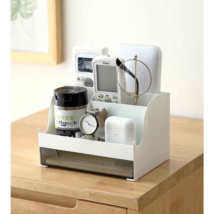 卓上収納ボックス デスクオーガナイザー 収納ケース[品番：FQ000194954