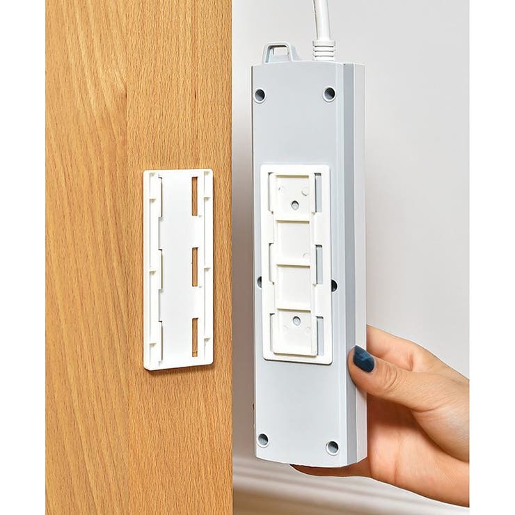電源タップホルダー 壁掛け 粘着式 | PlusNao | 詳細画像7 