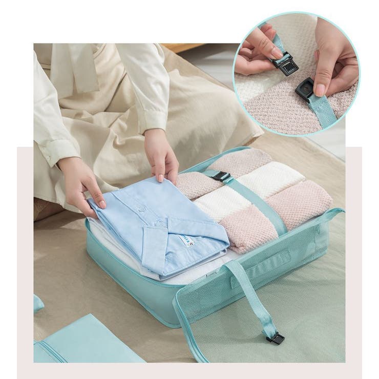 トラベルポーチ7点セット 出張 旅行用 | PlusNao | 詳細画像6 