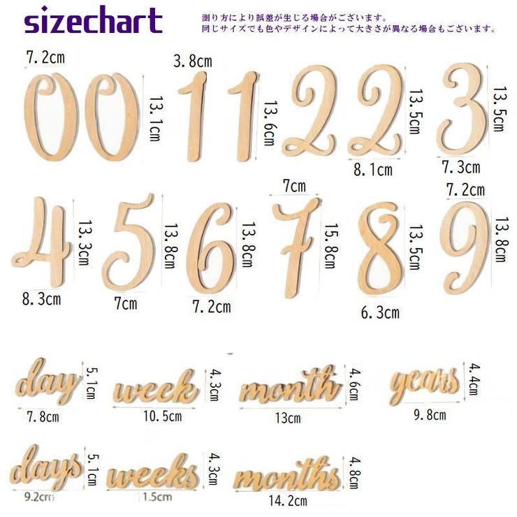レターバナー 木製 ベビー | PlusNao | 詳細画像6 