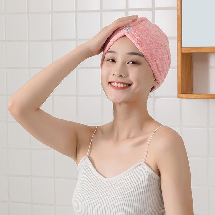 ヘアドライタオル タオルキャップ ドライキャップ | PlusNao | 詳細画像3 