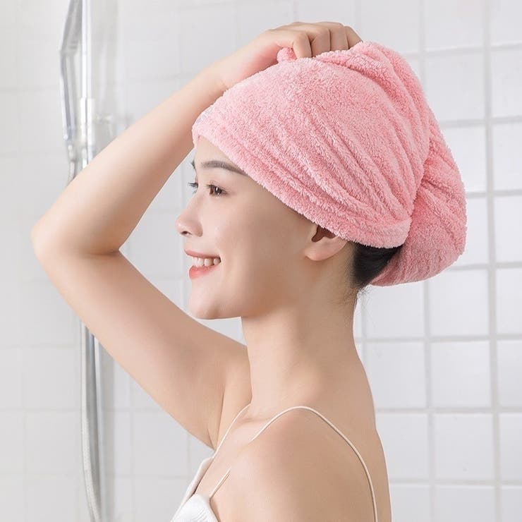 ヘアドライタオル タオルキャップ ドライキャップ | PlusNao | 詳細画像4 