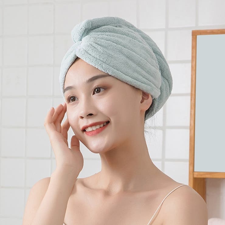 ヘアドライタオル タオルキャップ ドライキャップ | PlusNao | 詳細画像6 