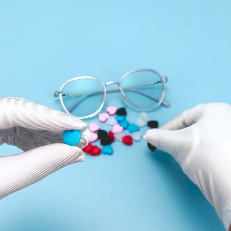 メガネストッパー 同色2ペアセット 2組[品番：FQ000192981