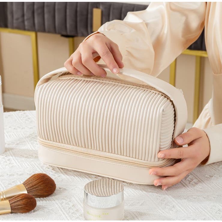 化粧ポーチ コスメポーチ メイクバッグ | PlusNao | 詳細画像3 