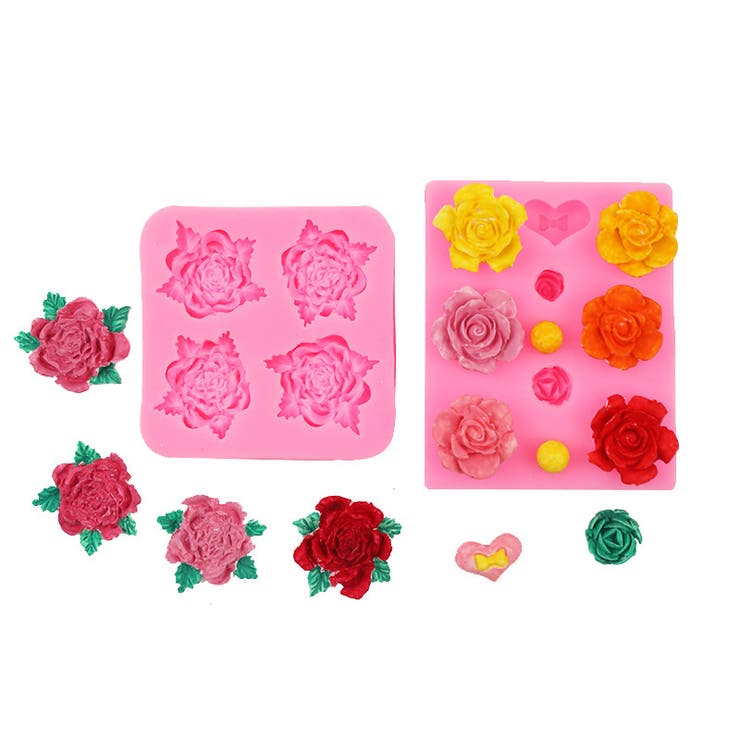 シリコンモールド 抜き型 バラ | PlusNao | 詳細画像5 
