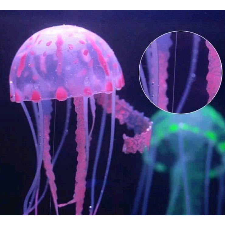 人工クラゲ 水槽レイアウト アクアリウム[品番：FQ000196664]｜PlusNao